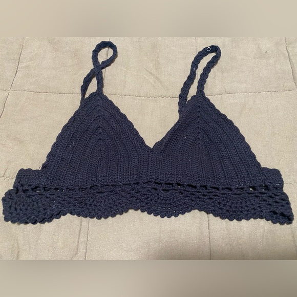 Other - Black Medium Crochet Bralette